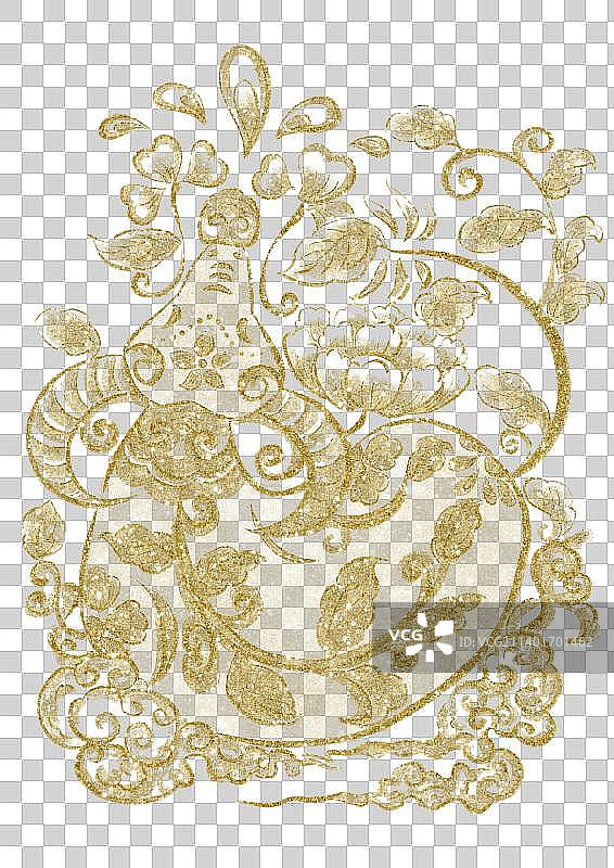 牛年纹样图片素材