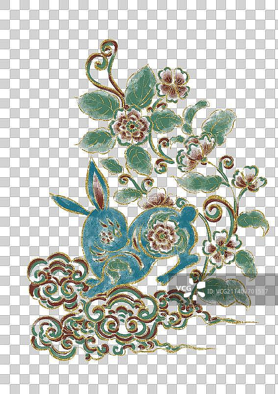 兔年纹样图片素材