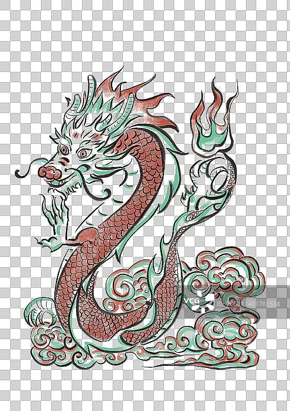 龙年纹样图片素材