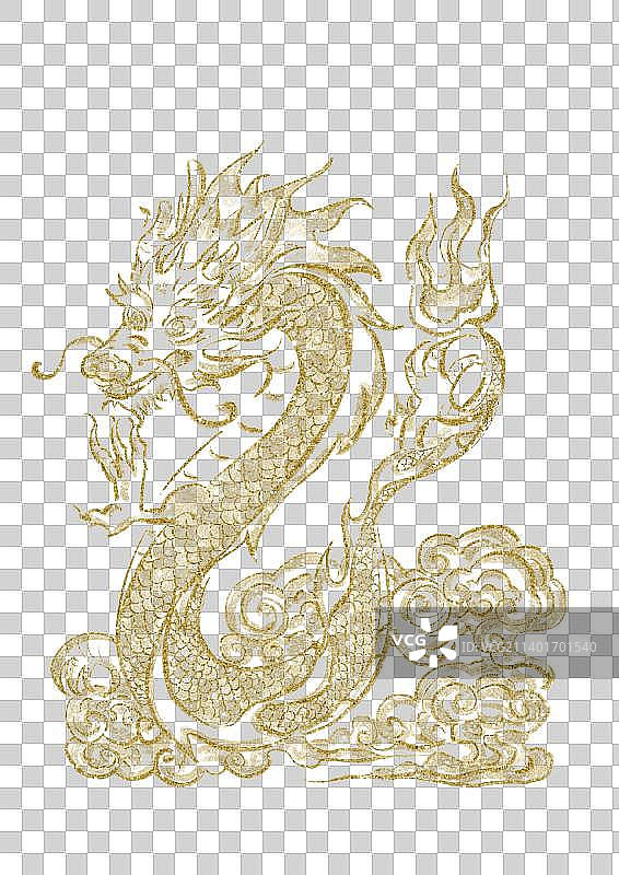 龙年纹样图片素材
