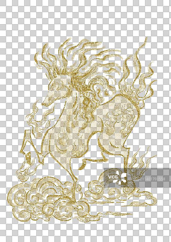 马年纹样图片素材