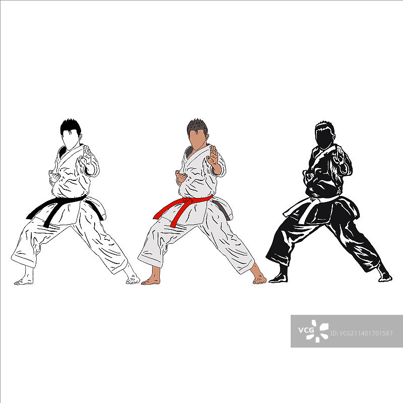 创意空手道设计图片素材