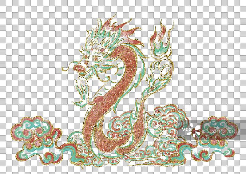 龙年纹样图片素材