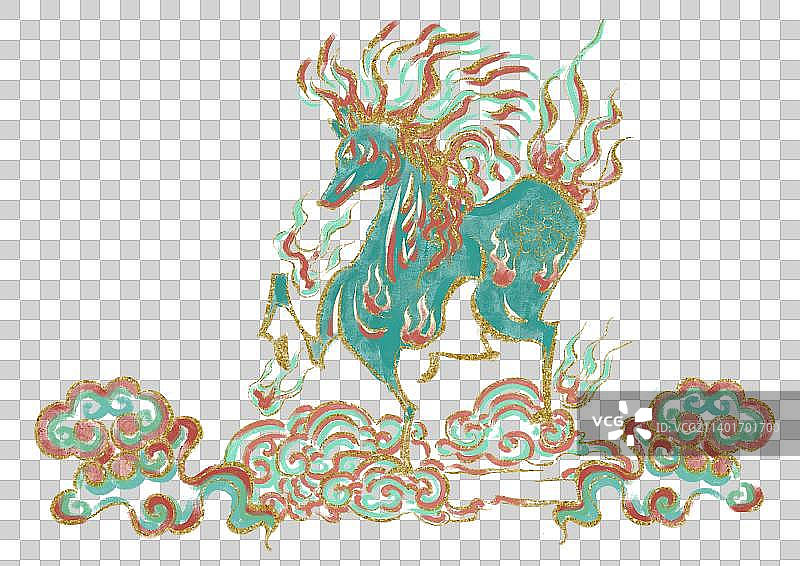 马年纹样图片素材