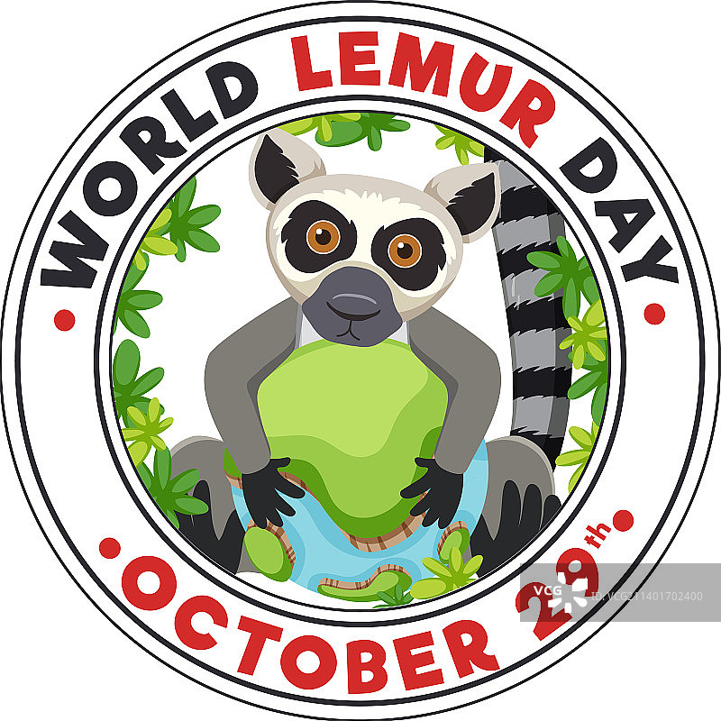 世界狐猴日banner设计图片素材