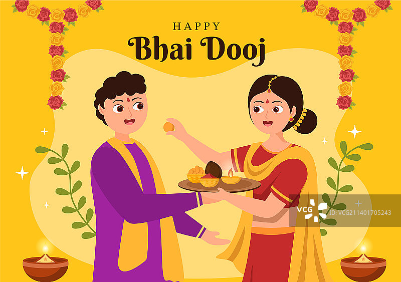 印度兄妹节快乐庆祝活动手部图片素材