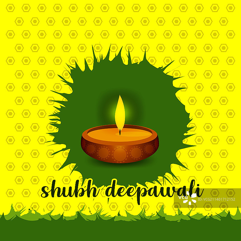 排灯节贺卡设计图片素材