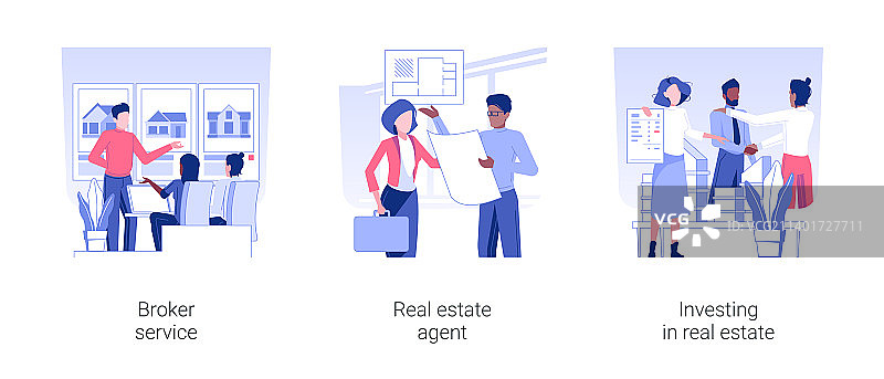 房地产商业独立概念图片素材