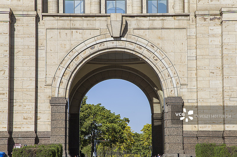 欧式建筑大楼局部特写图片素材