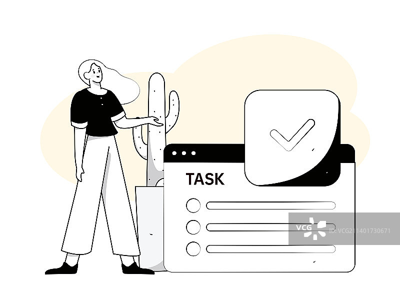 公告模板矢量创意扁平插画图片素材