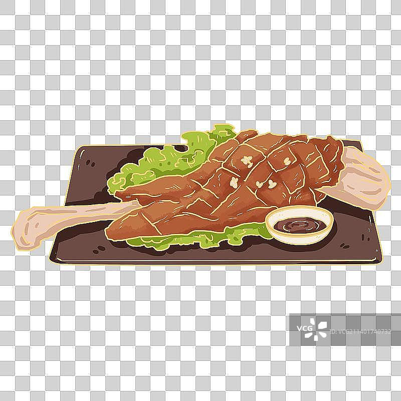 国潮风美食素材图片素材