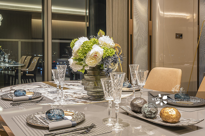 豪宅客厅 样板间室内空间图片素材