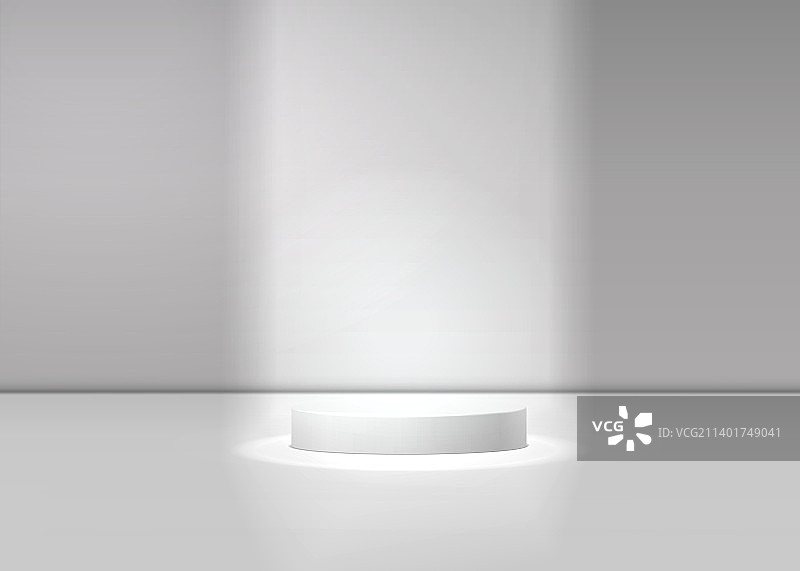 圆柱形产品展示台图片素材