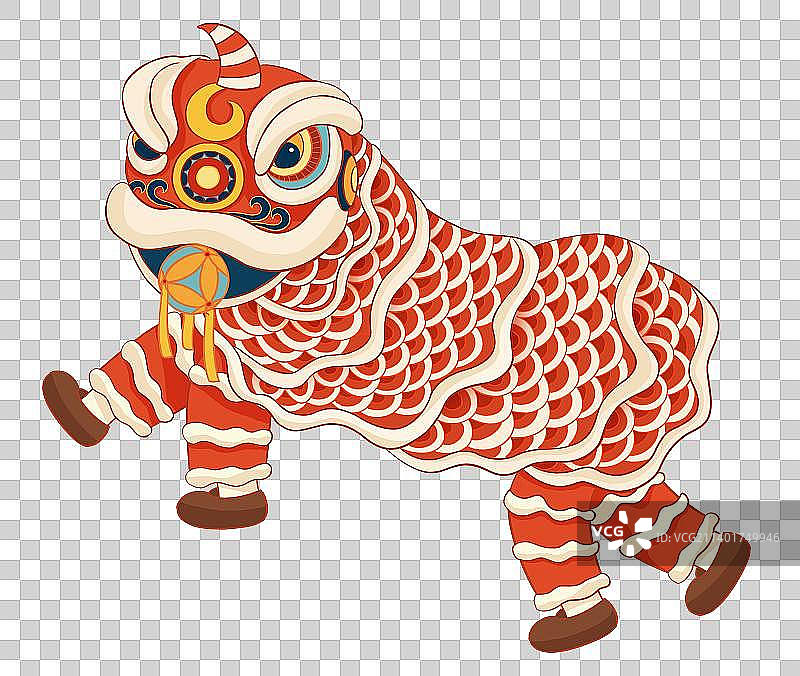 舞狮元素图片素材