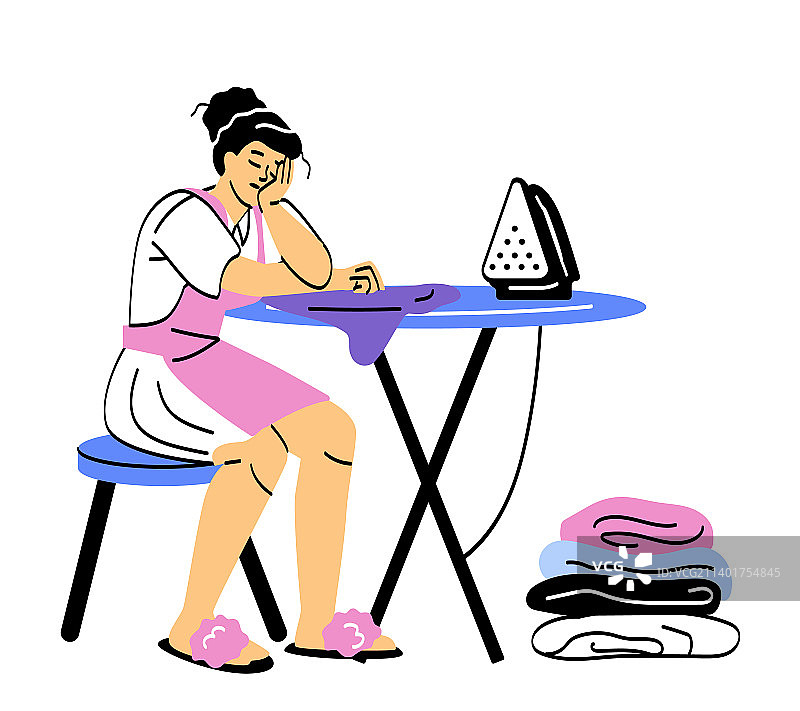 疲惫的瞌睡之人图片素材