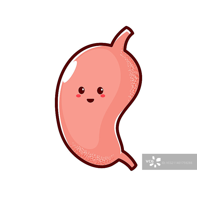 消化系统器官卡通形象图片素材