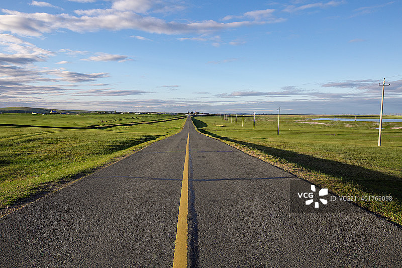 草原之路图片素材