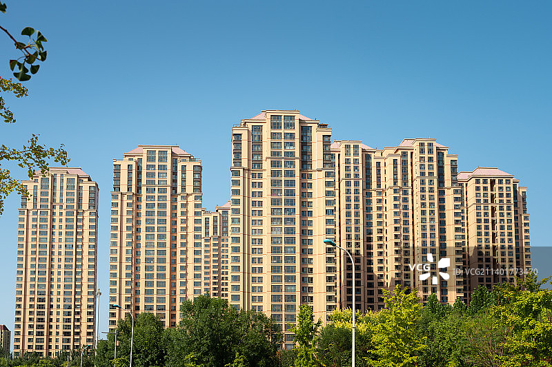 现代房地产生态小区图片素材