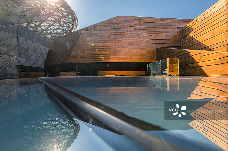 上海市黄浦区世界博览会博物馆场馆外部建筑图片素材