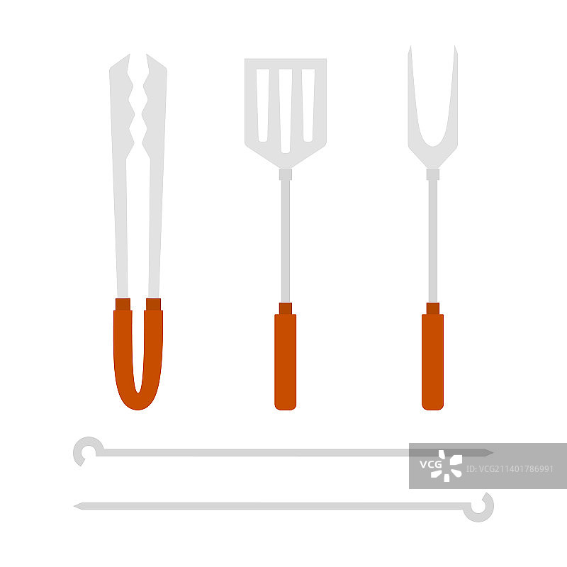 烧烤工具套装图片素材