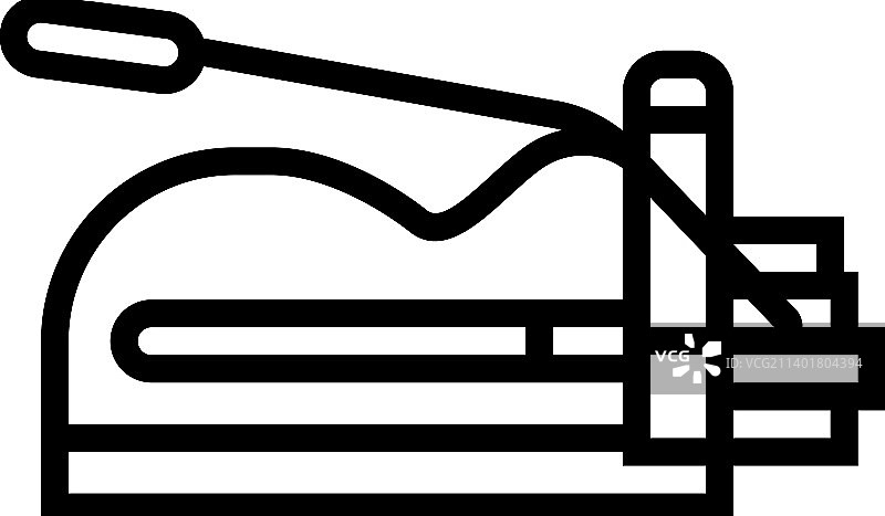 切薯条机线条图标图片素材