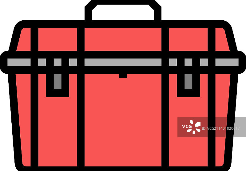 工具箱工具维修彩色图标图片素材