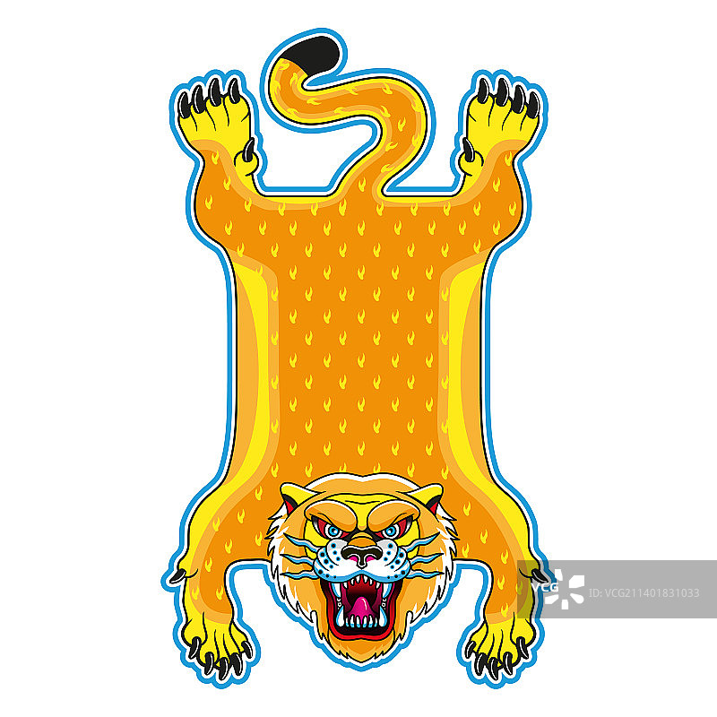 猫咪地毯图片素材