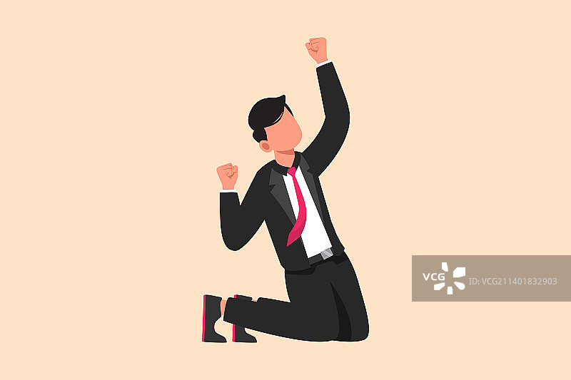 商业设计图 - 快乐的商人图片素材