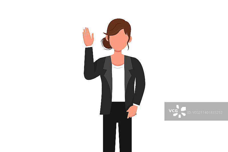 扁平风格卡通商务人物图片素材