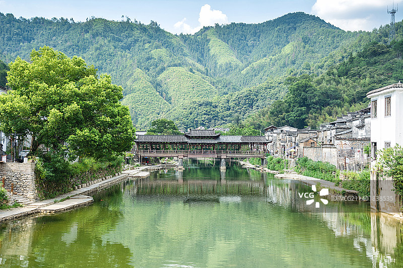 江西省景德镇市浮梁县瑶里古镇风光 瑶里 水乡古镇图片素材