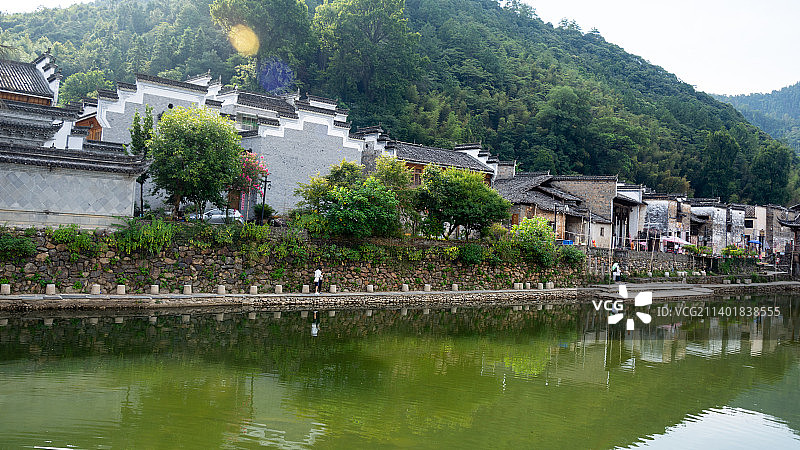 江西省景德镇市浮梁县瑶里古镇风光 瑶里 水乡古镇图片素材