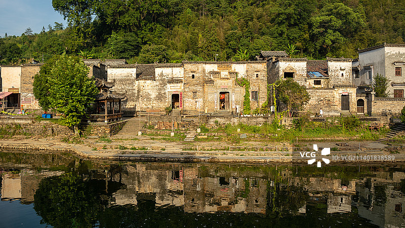 江西省景德镇市浮梁县瑶里古镇风光 瑶里 水乡古镇图片素材