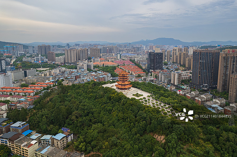 湖南省郴州市五岭阁公园图片素材