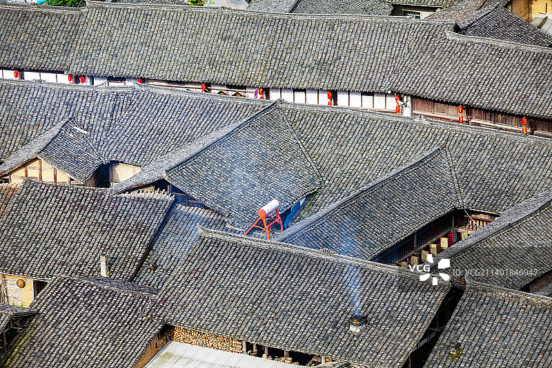 青木川古镇民居图片素材