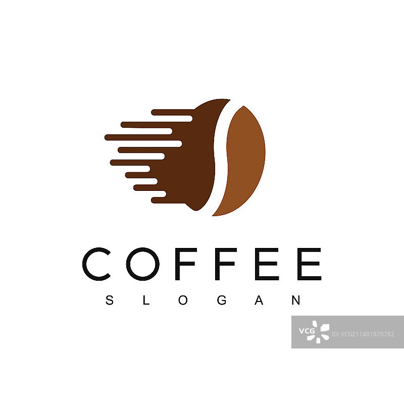 快速配送咖啡Logo设计模板图片素材