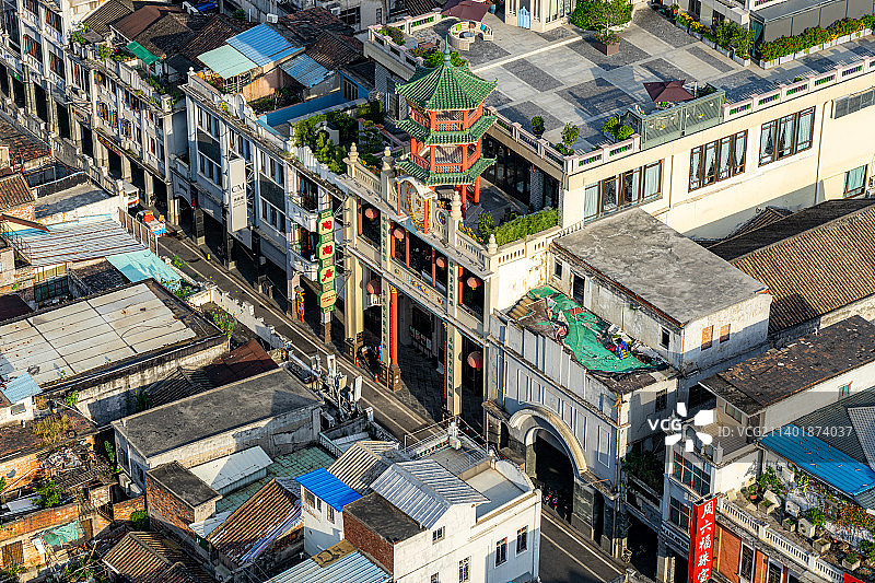 广州上下九商业步行街陶陶居酒家图片素材