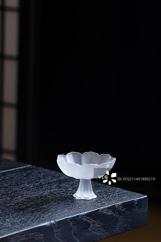 琉璃莲花茶杯茶具图片素材