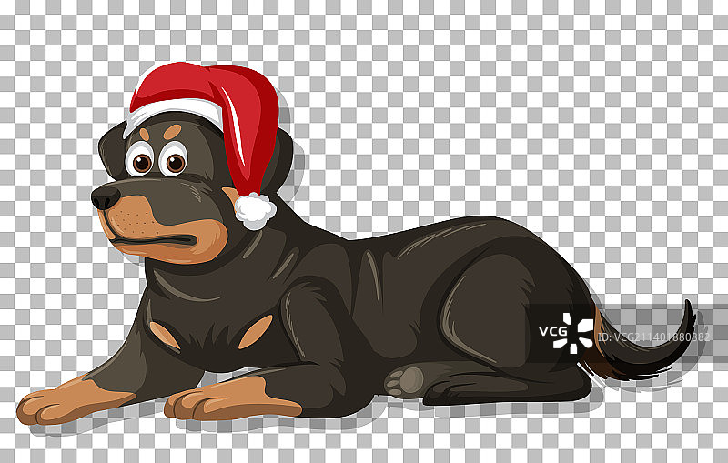 网格背景上的可爱小狗图片素材