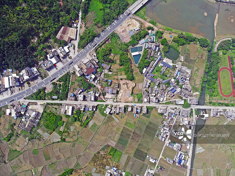 粤北山区河源市连平县隆街镇图片素材