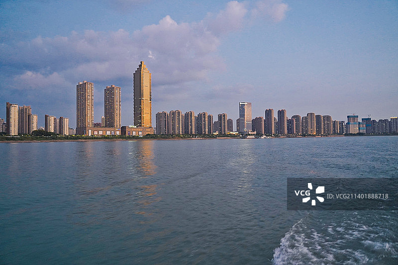 芜湖天际线图片素材