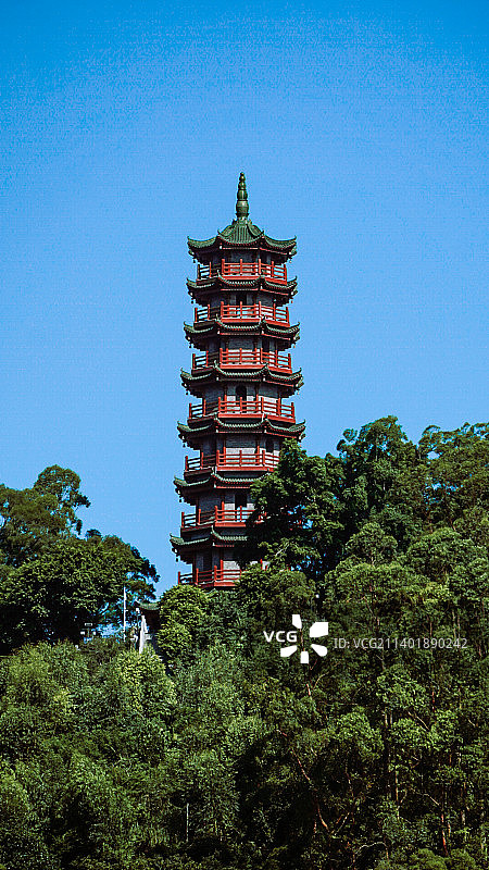 广州南沙天后宫南岭塔图片素材