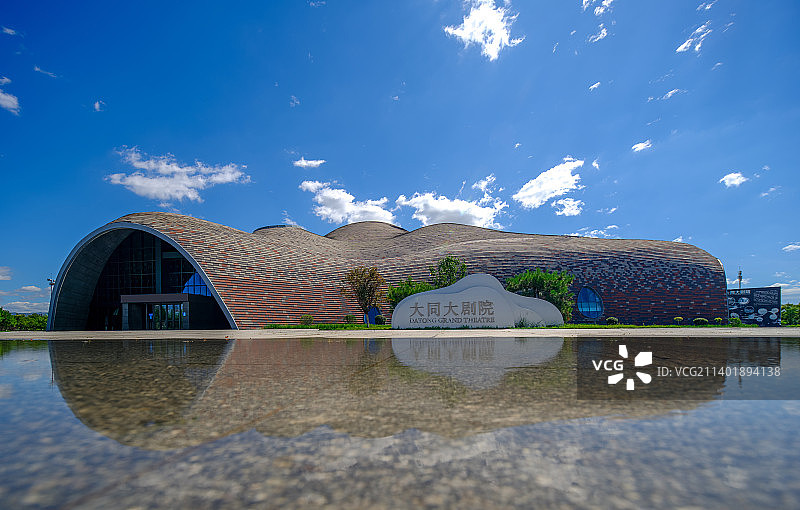 中国山西省大同大剧院图片素材