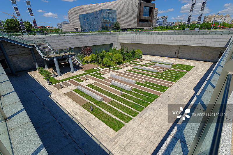 中国山西省大同下沉广场图片素材