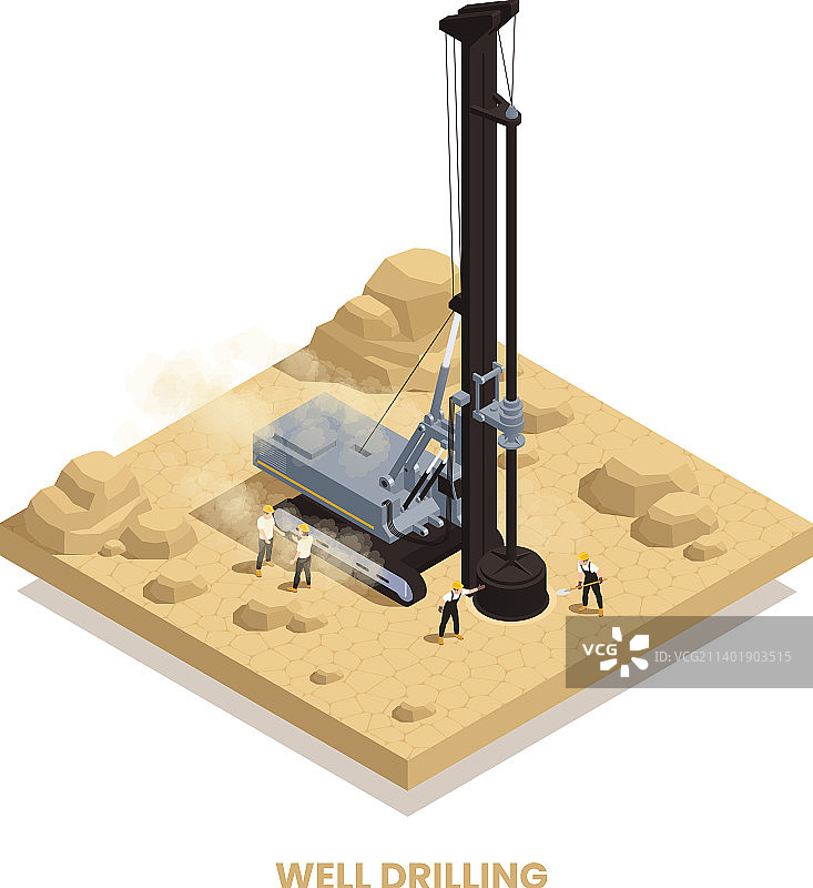 钻井组合图片素材