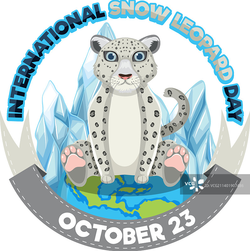 国际雪豹日图片素材