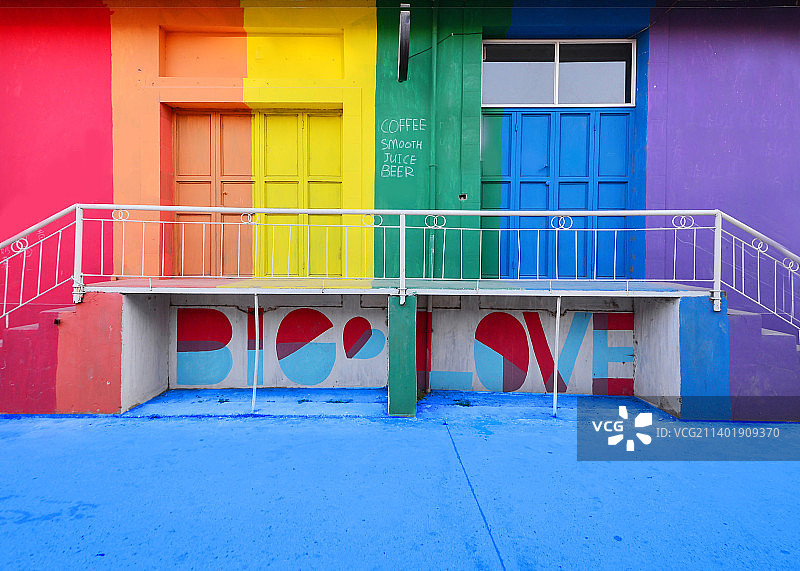 彩色房子图片素材