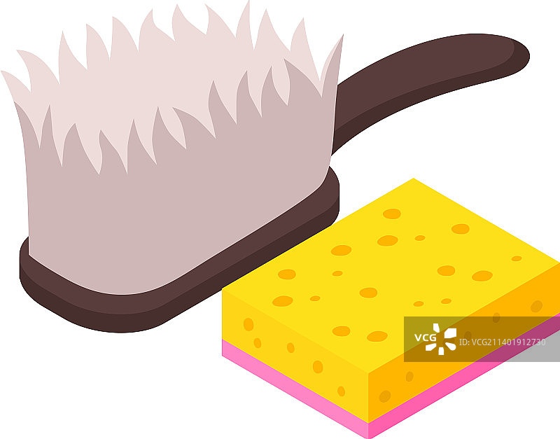 2.5D清洁图标图片素材