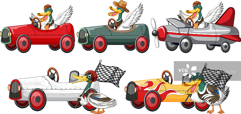 肥皂盒德比竞赛概念与鸭子图片素材