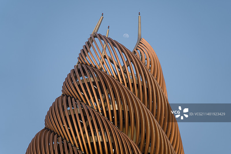 成都熊猫基地二期笋子楼图片素材