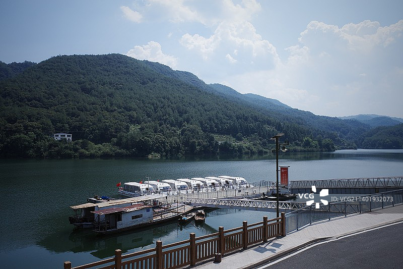 广东省梅州市蕉岭县长潭旅游区图片素材